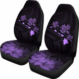 Hawaii Hibiscus Map Polynesian Ancient Violet Turtle Car Set Covers - New - Awesome 091114 - YourCarButBetter