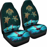 Hawaii Map Turtle Hibiscus Polynesian Luxury Car Seat Covers - Honu Ohana - New - 091114 - YourCarButBetter