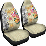 Hawaii Polynesian Flowers Swimming Turtles Car Seat Covers - New - 091114 - YourCarButBetter