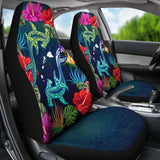 Hawaii Shark Tropical Color Car Seat Cover - 4 102802 - YourCarButBetter