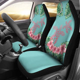 Hawaii Tropical Hibiscus Turtle Mint Style - Car Seat Cover New Awesome 091114 - YourCarButBetter