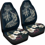 Hawaii Tropical Hibiscus Turtle Shark Aumakua Car Seat Covers - Lucas Style - Blue - New - 091114 - YourCarButBetter