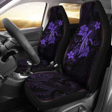 Hawaii Turtle Flower Polynesian Car Seat Covers - Purple - New Awesome 091114 - YourCarButBetter