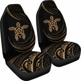 Hawaii Turtle Hibiscus Car Seat Covers - Gold - Best Look - 091114 - YourCarButBetter