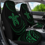 Hawaii Turtle Hibiscus Car Seat Covers - Green - Best Look - 091114 - YourCarButBetter