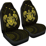 Hawaii Turtle Hibiscus Map Car Seat Covers - Yellow - New - 091114 - YourCarButBetter