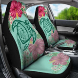 Hawaii Turtle Hibiscus Plumeria Car Set Cover - Hug Style - New - Awesome 091114 - YourCarButBetter