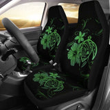 Hawaii Turtle Hibiscus Poly Green Car Seat Covers - New - Awesome 091114 - YourCarButBetter