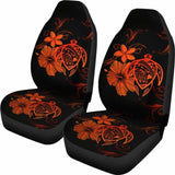 Hawaii Turtle Hibiscus Poly Orange Car Seat Covers - New - Awesome 091114 - YourCarButBetter