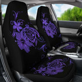 Hawaii Turtle Hibiscus Poly Purple Car Seat Covers - New - Awesome 091114 - YourCarButBetter