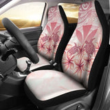 Hawaii Turtle Kanaka Plumeria Polynesian Pink Car Set Covers - New - Awesome 091114 - YourCarButBetter