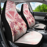 Hawaii Turtle Kanaka Plumeria Polynesian Pink Car Set Covers - New - Awesome 091114 - YourCarButBetter