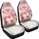 Hawaii Turtle Kanaka Plumeria Polynesian Pink Car Set Covers - New - Awesome 091114 - YourCarButBetter