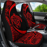 Hawaii Turtle Map Polynesian Car Seat Covers - Red - Best Look - New 091114 - YourCarButBetter