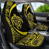 Hawaii Turtle Map Polynesian Car Seat Covers - Yellow - Best Look - New 091114 - YourCarButBetter
