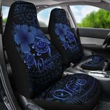 Hawaii Turtle Ohana Hibiscus Poly Car Seat Covers - Turquoise - New Awesome 091114 - YourCarButBetter