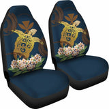 Hawaii Turtle Plumeria Polynesian Kanaka Map - Blue Style - Car Seat Cover New Awesome 091114 - YourCarButBetter