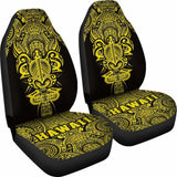 Hawaii Turtle Polynesian Car Seat Cover - Yellow - Armor Style - New 091114 - YourCarButBetter