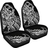Hawaiian Polynesian Hammerhead Shark Tattoo Car Seat Covers 211405 - YourCarButBetter