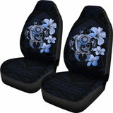 Hibiscus Plumeria Mix Polynesian Blue Turtle Car Seat Covers - New - Awesome 091114 - YourCarButBetter