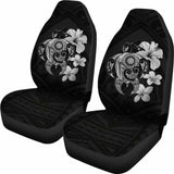 Hibiscus Plumeria Mix Polynesian Gray Turtle Car Seat Covers - New - Awesome 091114 - YourCarButBetter