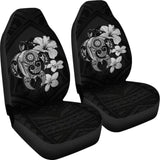 Hibiscus Plumeria Mix Polynesian Gray Turtle Car Seat Covers - New - Awesome 091114 - YourCarButBetter