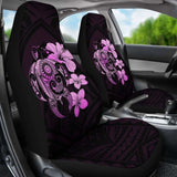 Hibiscus Plumeria Mix Polynesian Pink Turtle Car Seat Covers - New - Awesome 091114 - YourCarButBetter