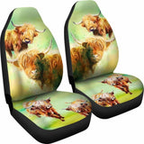 Highland Cows - Car Seat Covers 144730 - YourCarButBetter