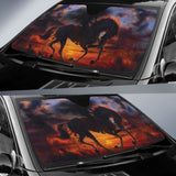 Horse Evil Sunset Car Sun Shades 172609 - YourCarButBetter