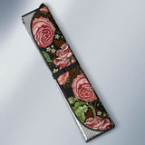 Horse Head Wild Roses Pattern Car Auto Sun Shades 172609 - YourCarButBetter