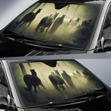Horses Forest Hd 4K Car Sun Shade 172609 - YourCarButBetter