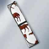 Horses Running Pattern Background Car Auto Sun Shades 172609 - YourCarButBetter