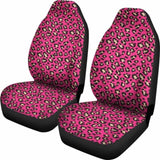 Hot Pink And Tan Leopard Print Car Seat Covers 092813 - YourCarButBetter