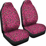 Hot Pink And Tan Leopard Print Car Seat Covers 092813 - YourCarButBetter