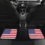 Iconic American Flag Car Floor Mats 211005 - YourCarButBetter