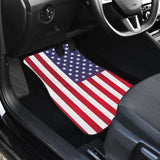 Iconic American Flag Car Floor Mats 211005 - YourCarButBetter