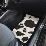 Iconic Cow Print Car Floor Mats 210605 - YourCarButBetter