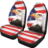 Iconic Eagle American Flag Car Seat Covers 211005 - YourCarButBetter