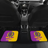 Iconic Omega Psi Phi Fraternity Car Floor Mats 210703 - YourCarButBetter