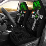 Ireland Car Seat Covers - Celtic Cross Style - 160905 - YourCarButBetter