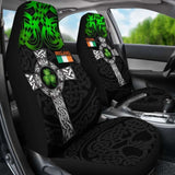 Ireland Car Seat Covers - Celtic Cross Style - 160905 - YourCarButBetter