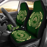 Ireland Car Seat Covers Shamrock And Celtic Corner 154230 - YourCarButBetter