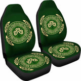 Ireland Car Seat Covers Shamrock And Celtic Corner 154230 - YourCarButBetter