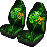 Ireland Celtic Car Seat Covers - Irish 3D Shamrock - 154230 - YourCarButBetter