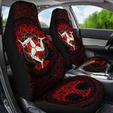 Isle Of Man Celtic Car Seat Covers - Celtic Triskelion & Tree Of Life - 110424 - YourCarButBetter