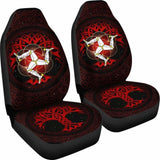 Isle Of Man Celtic Car Seat Covers - Celtic Triskelion & Tree Of Life - 110424 - YourCarButBetter