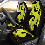 Jack Sally Oogie Boogie Silhouette Car Seat Covers Amazing 101819 - YourCarButBetter