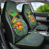 Jamaica Doctor Bird And Ackee Fruit Car Seat Cover Amazing 161012 - YourCarButBetter