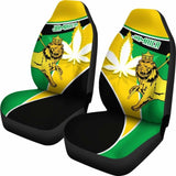 Jamaica Lion Car Seat Covers Flag Version Amazing 161012 - YourCarButBetter
