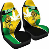 Jamaica Lion Car Seat Covers Flag Version Amazing 161012 - YourCarButBetter